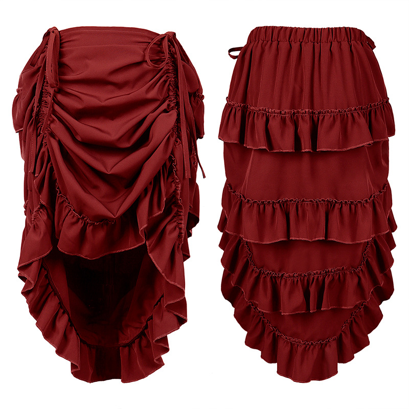تنورة كورسيه مطوية بأسلوب ستيم - مراجعة Skirts وسعره