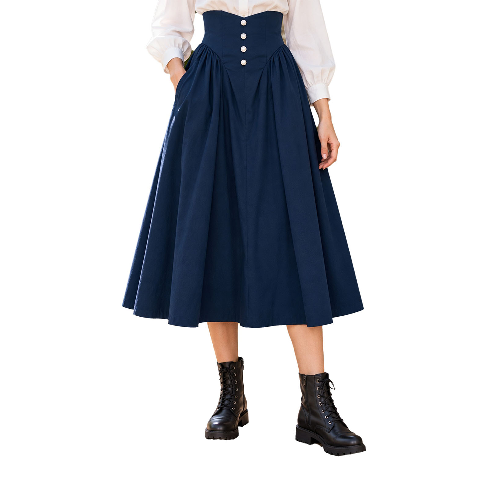 تنورة نسائية بتصميم العصور الو - مراجعة Skirts وسعره
