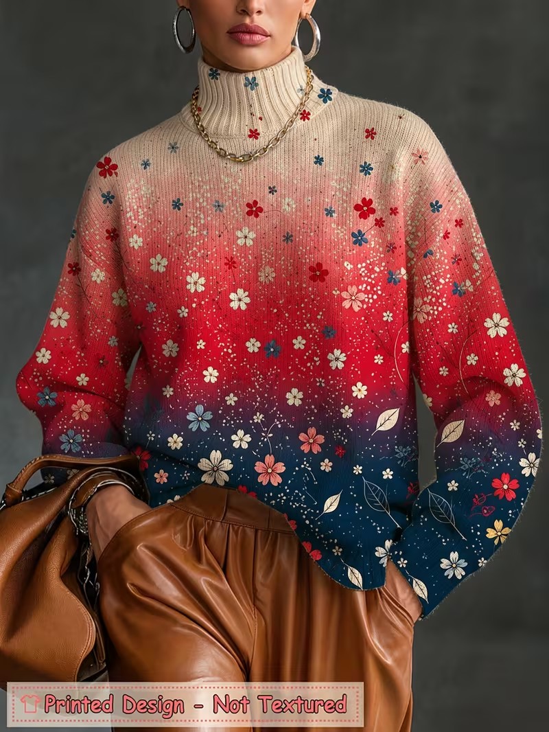 تي شيرت نسائي برقبة عالية، بتص - مراجعة Blouses وسعره
