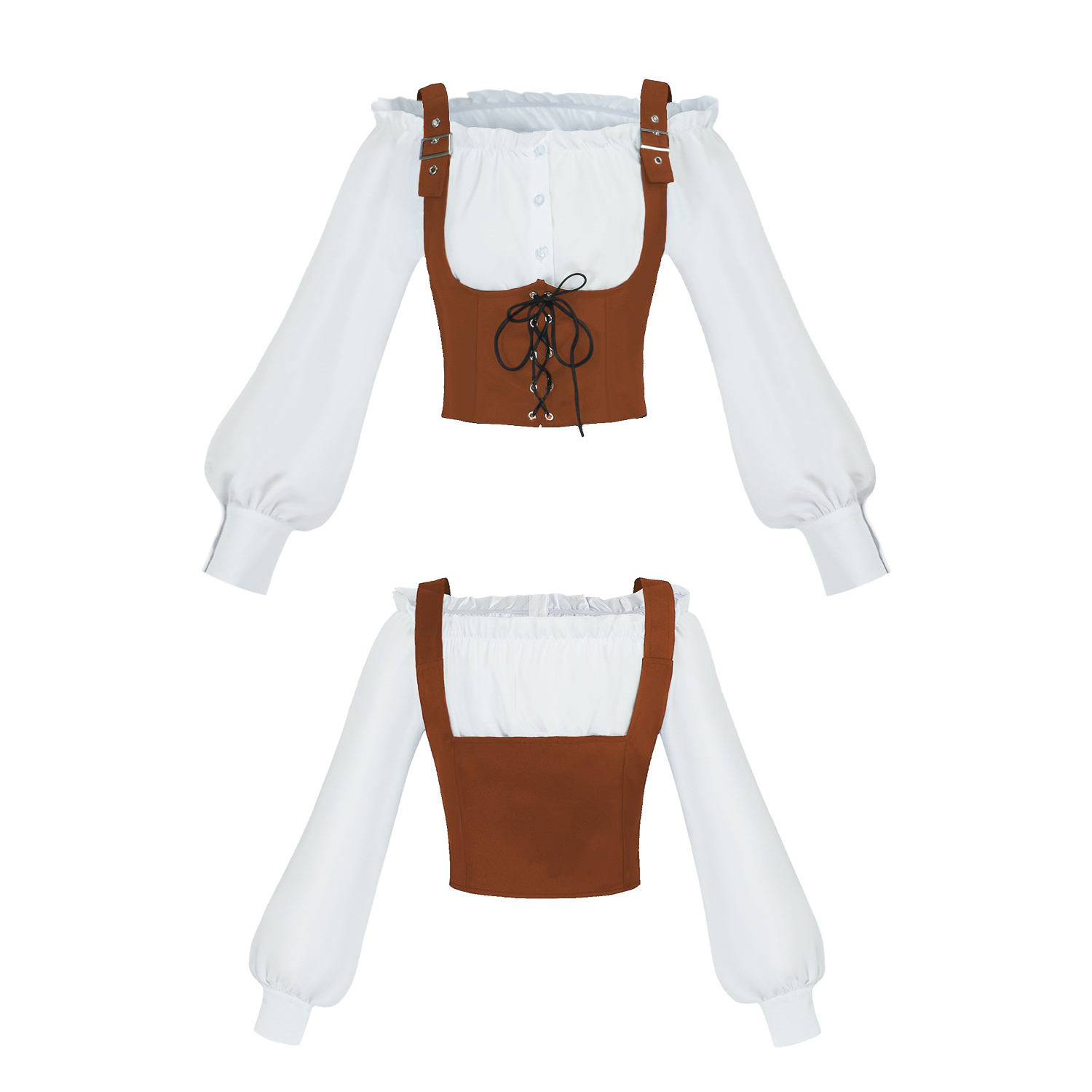 طقم أزياء من قطعتين من رينيسان - مراجعة Blouses وسعره