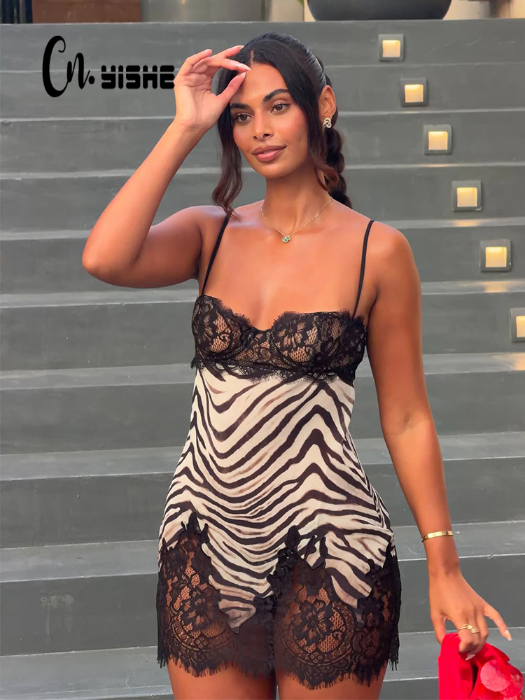 فساتين نسائية من CNYISHE بتصمي - مراجعة Sexy Mesh Sheer Bodycon Dress وسعره