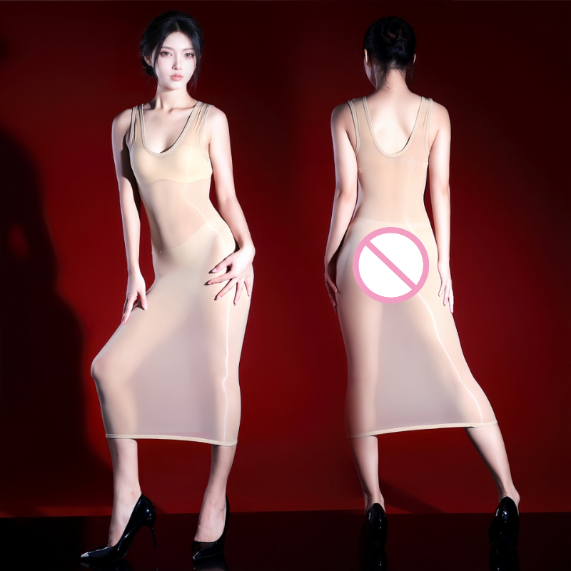 فستان نسائي مثير بدون أكمام، ل - مراجعة Sexy Mesh Sheer Bodycon Dress وسعره